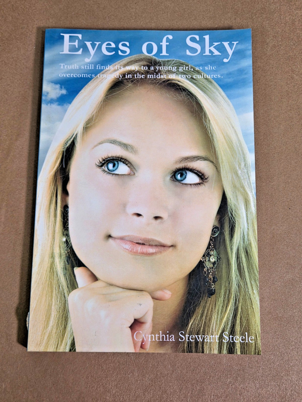 Eyes of Sky by Cynthia Stewart Steele - SIGNED Christian Western Romance OOP